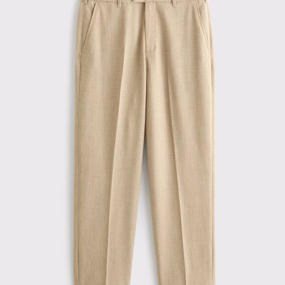 Abercrombie Collins Linen-Blend Suit Pant in Taupe Texture - Picture 6 of 10